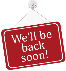 We'll be back soon